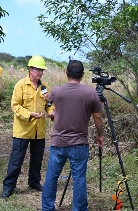 Wildfire Training Media Interview